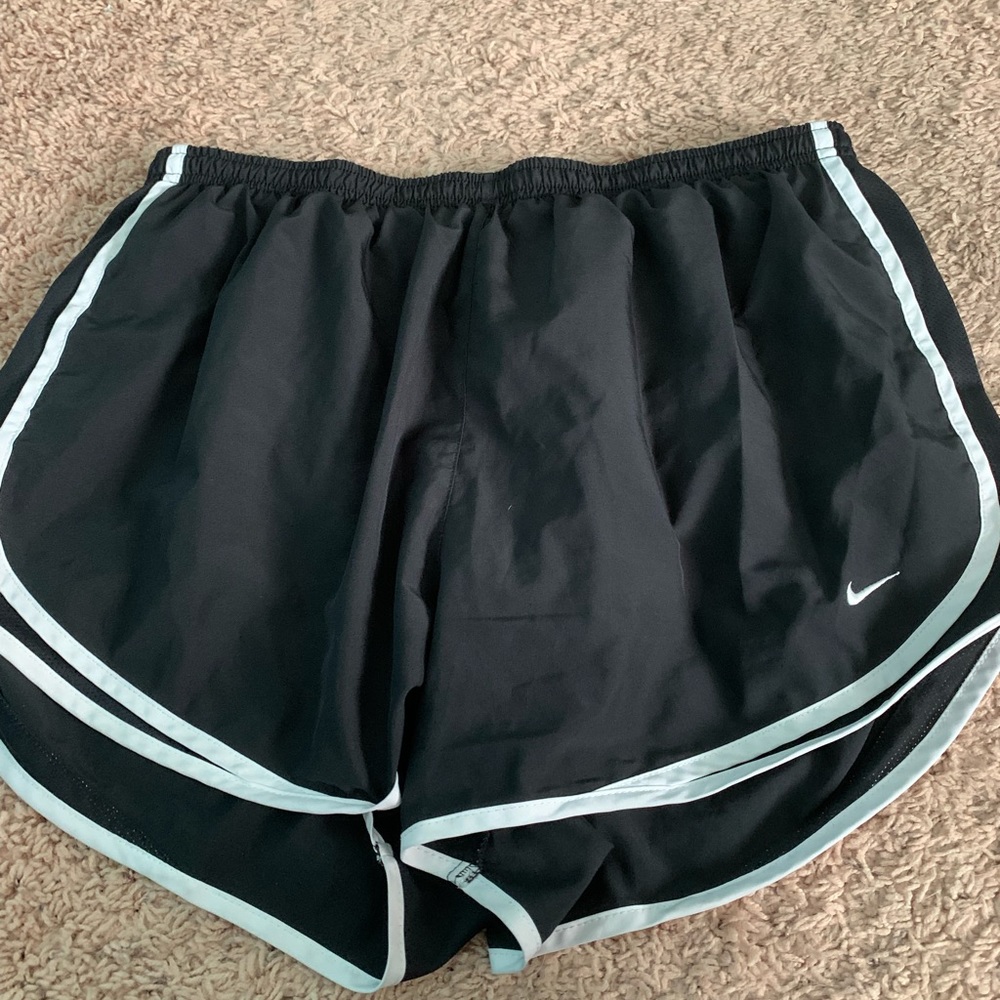 Black and White Nike Athletic Shorts